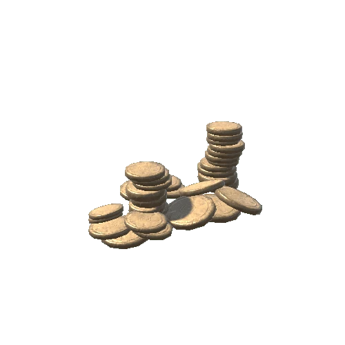 Gold Coin Stack 1B6